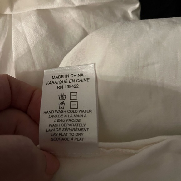 Tobi Joanne White One Shoulder Crop Top - Size Medium - Picture 10 of 11